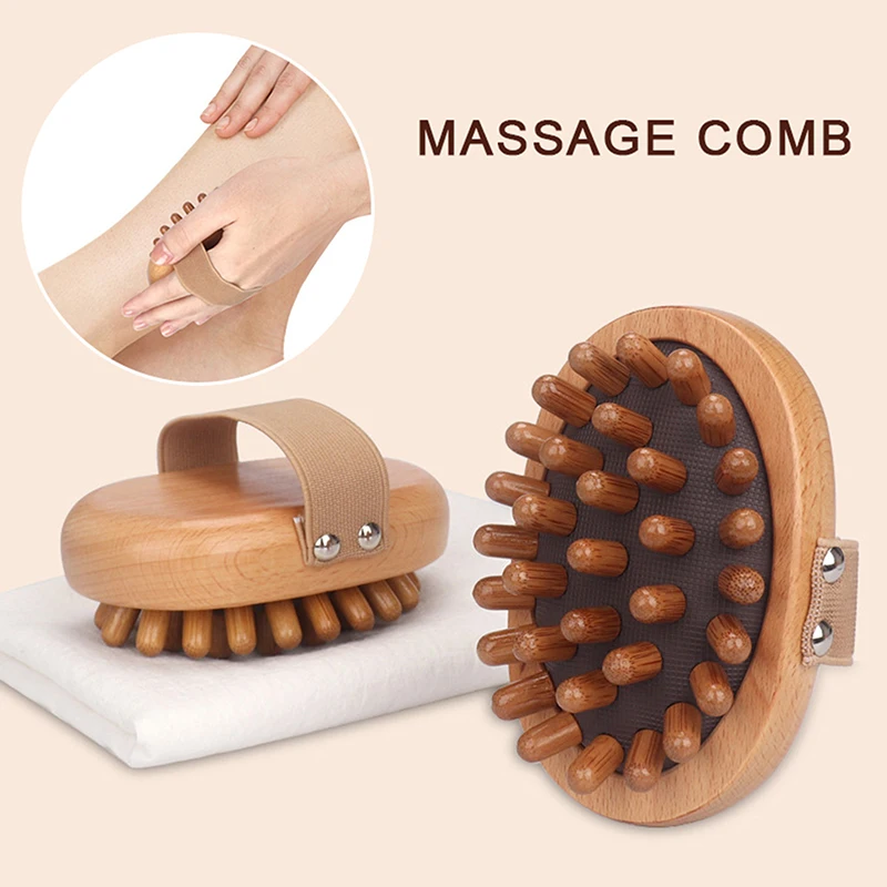 Spa Wellness Massage - Cepillo anticelulítico corporal, aceite esencial de