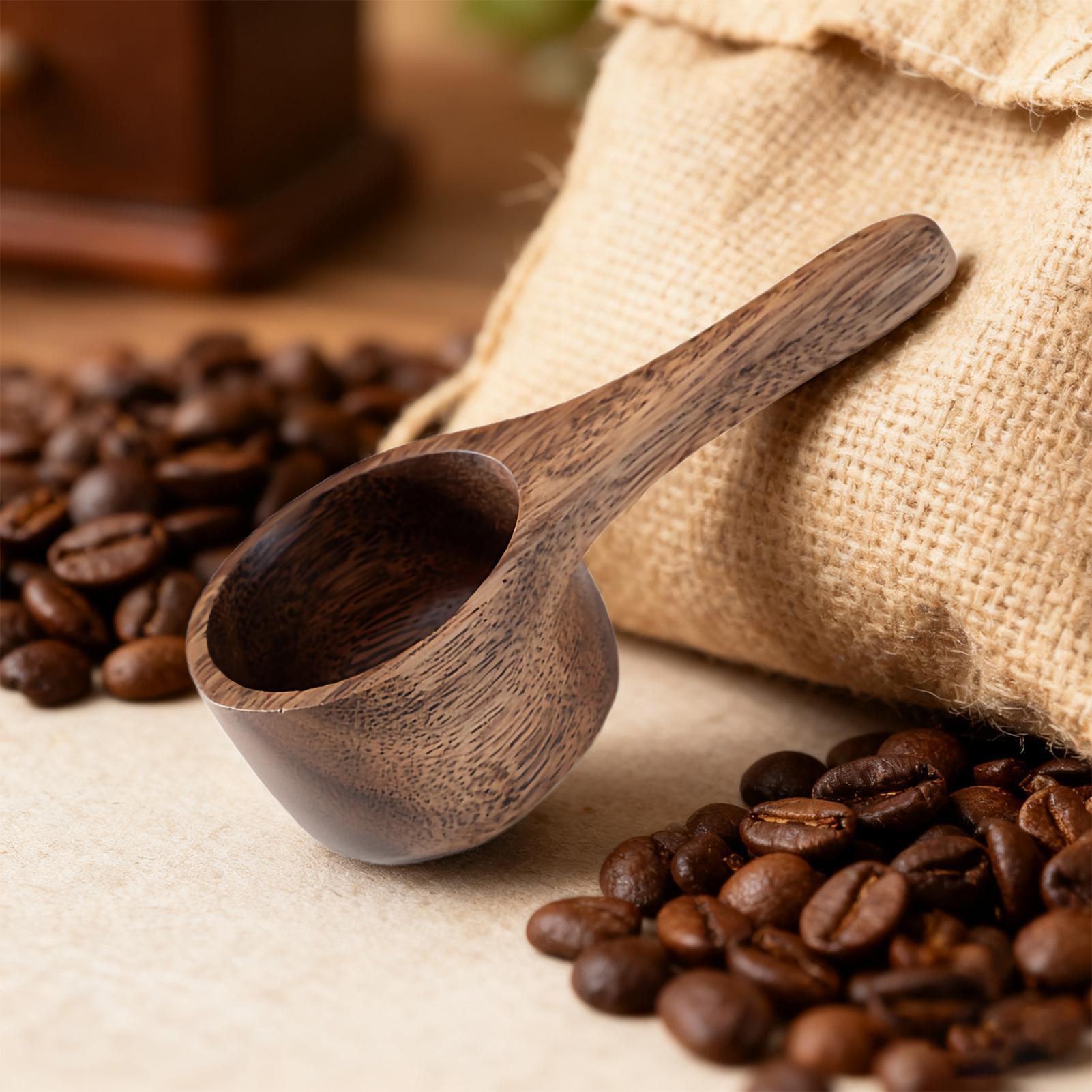 Sugar Scrub Coffee - Cuchara medidora de café de madera,