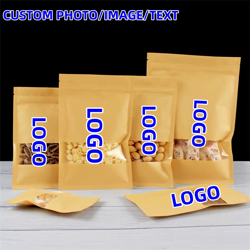 Sugar Scrub Coffee - Bolsas Ziplock de papel Kraft de