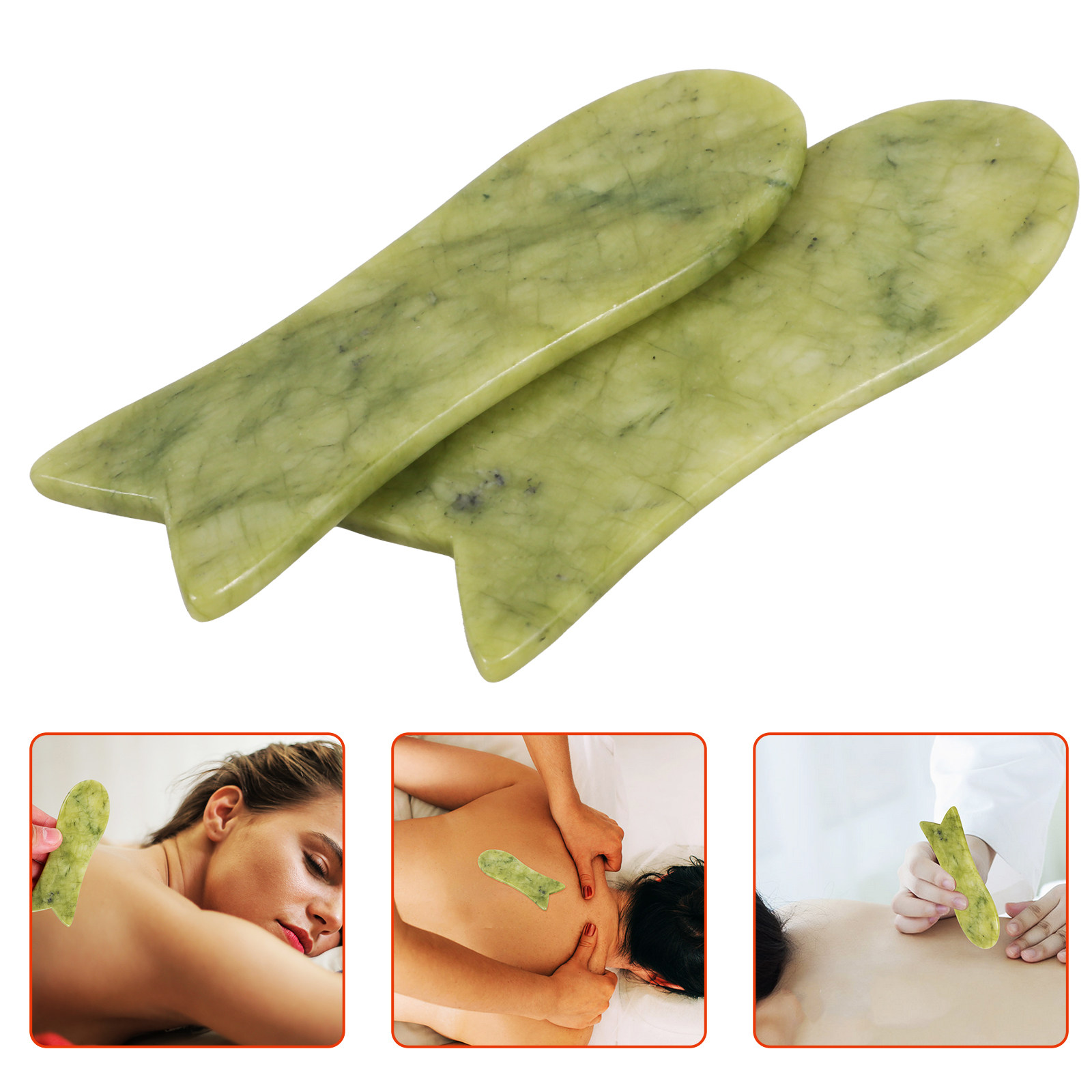 Spa And Wellness - 2 Piezas de Placas de Jade