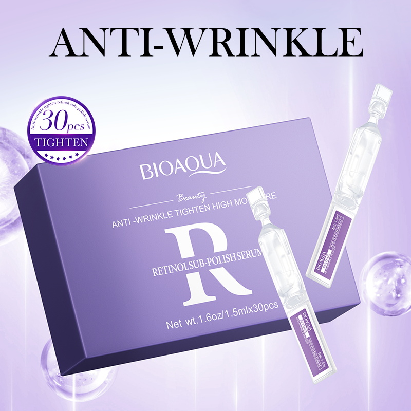 30 Uds BIOAQUA Retinol vitamin - The Ordinary Serum Hyaluronic Acid reseña y precio