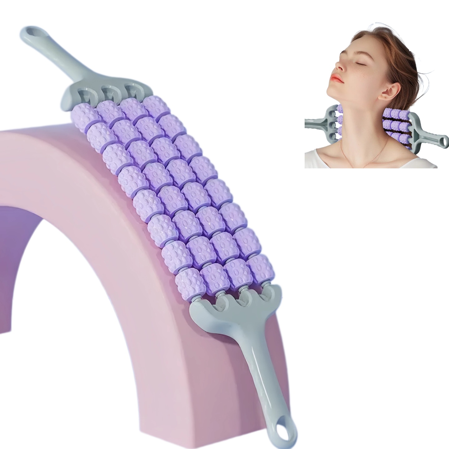Rodillo Masajeador Manual de 3 - Spa And Wellness reseña y precio