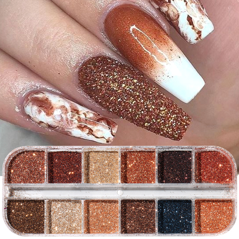Brillo de uñas marrón café bri - Sugar Scrub Coffee reseña y precio