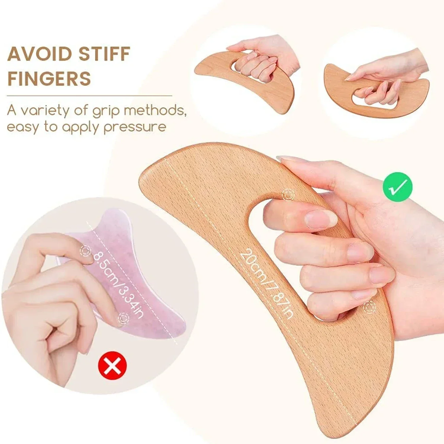 Herramienta de Madera Gua Sha  - Spa And Wellness reseña y precio