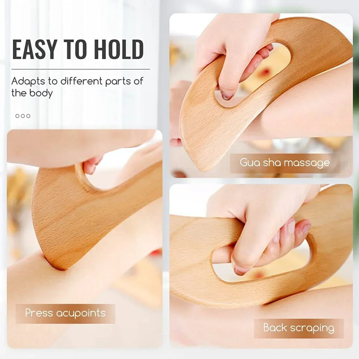 Herramienta de Madera Gua Sha  - Spa And Wellness reseña y precio