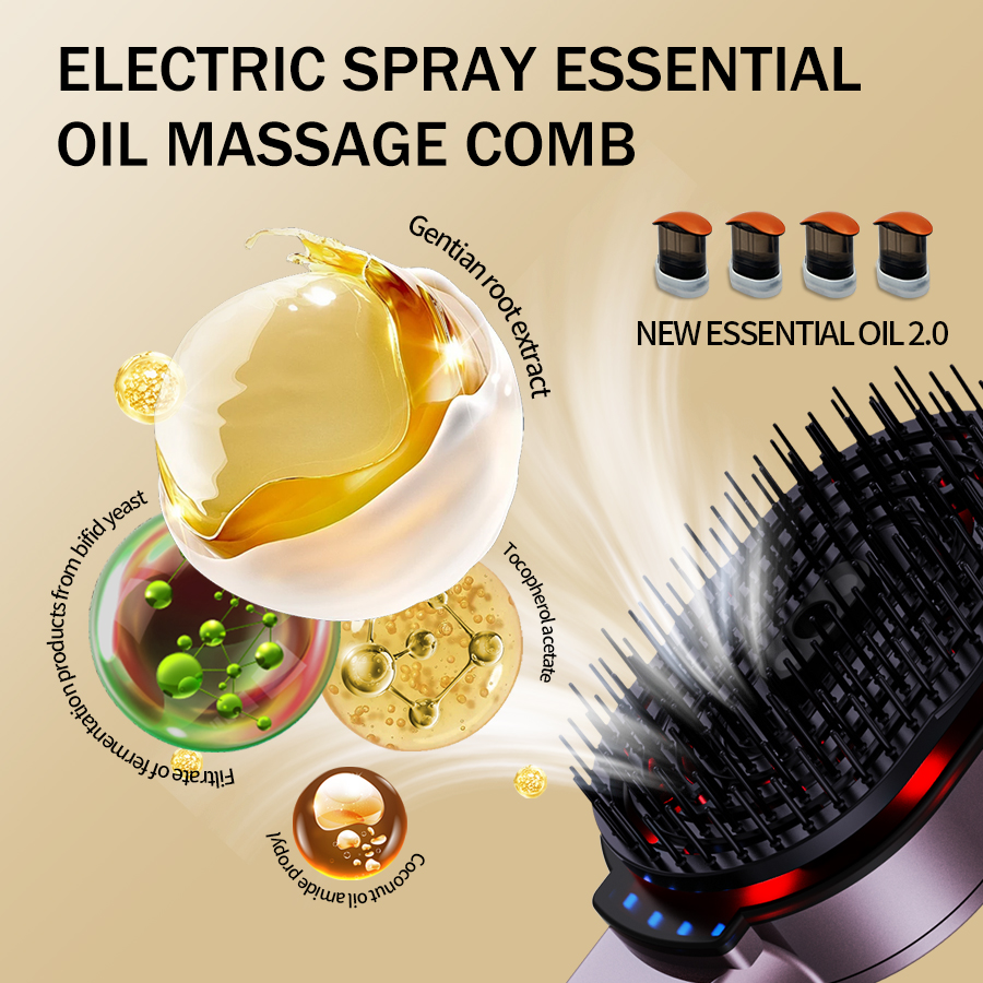 Peine de masaje 4 en 1, bomba  - Spa Wellness Massage reseña y precio