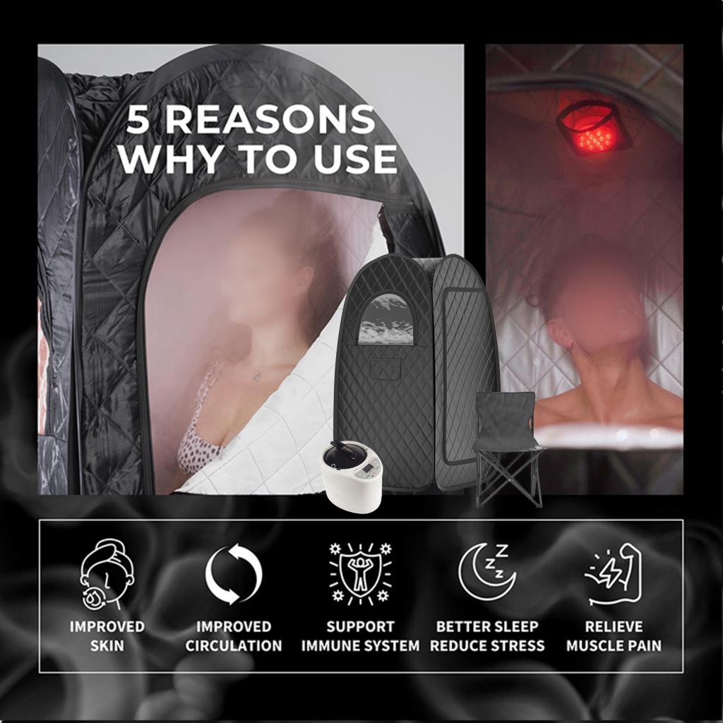 Sauna de Vapor Personal para e - Spa And Wellness reseña y precio